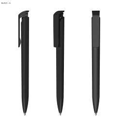 Plastic Promotional Pens  - Trias Solid High Gloss Plastic Pen