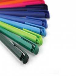 Plastic Promotional Pens  - Trias Solid High Gloss Plastic Pen