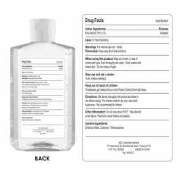 Hand Sanitisers & Wipes  - 300ml Hand Sanitiser Gel - 75% Alcohol