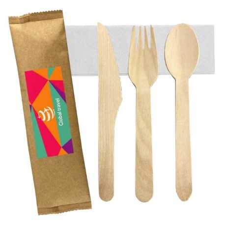 Homeware Products  - 4pcs Wooden Cutlery Set