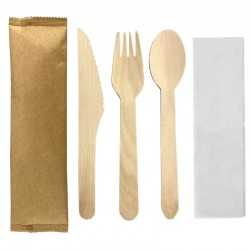 Homeware Products  - 4pcs Wooden Cutlery Set