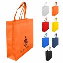 Non Woven Tote Bags  - Laminated Non Woven Bag with Large Gusset