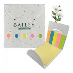 Printed Post It Notes  - Daisy Seed Sticky Note Pad