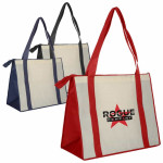 Non Woven Tote Bags - Non Woven Large Zipped Shopping Bag
