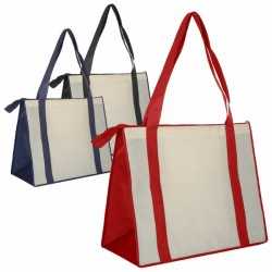 Non Woven Tote Bags  - Non Woven Large Zipped Shopping Bag
