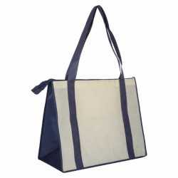 Non Woven Tote Bags  - Non Woven Large Zipped Shopping Bag