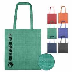 Non Woven Tote Bags  - Silver Line Patterned Non Woven Bag
