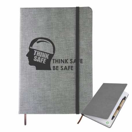 Promotional Journals & Noteboooks  - Textured PU Notebook A5