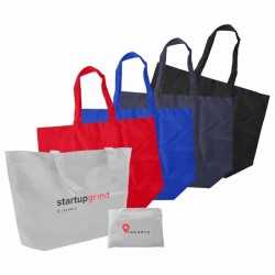 Shopping Tote Bags  - Jakarta Nylon Foldaway Shopping Bag