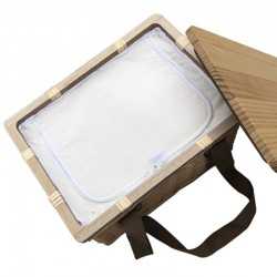 Picnic Sets  - Gold Coast Wicker Picnic Cooler Basket(square)