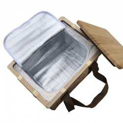 Picnic Sets  - Gold Coast Wicker Picnic Cooler Basket(square)