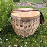 Picnic Sets - Scotch Wicker Picnic Cooler Basket(round)