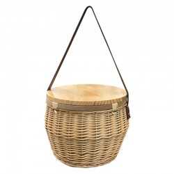 Picnic Sets  - Scotch Wicker Picnic Cooler Basket(round)
