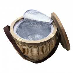 Picnic Sets  - Scotch Wicker Picnic Cooler Basket(round)