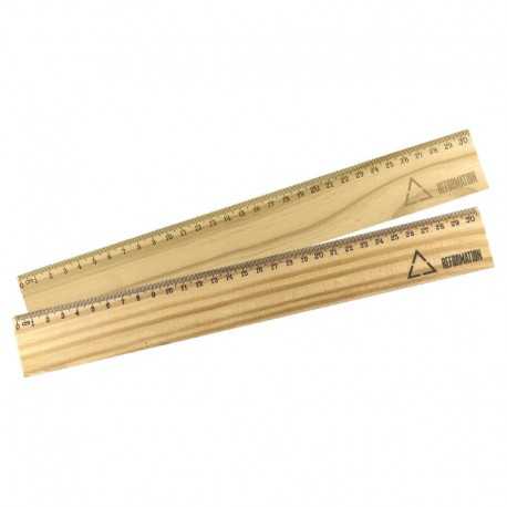 Rulers  - Wood Ruler 30cm