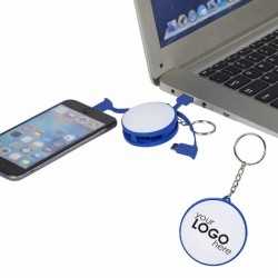 Metal Keyrings  - Charging Cable Key Ring