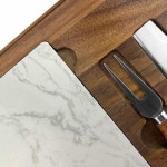 Cheese Gift Sets - Fuzo Marble Cheeseboard &amp; Knife Set