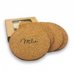 Coasters  - Vineyards Cork Coaster Round Set of 4