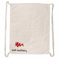 Cotton & Calico Tote Bags  - Calico Library Bag - Drawstrings
