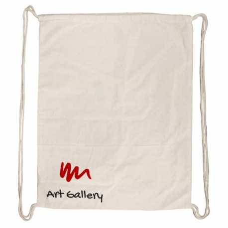 Cotton & Calico Tote Bags  - Calico Library Bag - Drawstrings