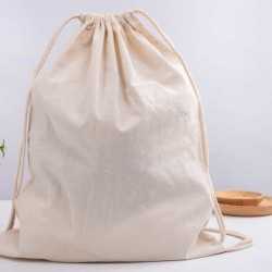 Cotton & Calico Tote Bags  - Calico Library Bag - Drawstrings