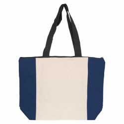 Cotton & Calico Tote Bags  - Calico Zip Shopper