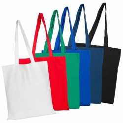 Cotton & Calico Tote Bags  - Coloured Calico Bag no Gusset