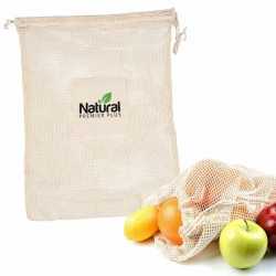 Cotton & Calico Tote Bags  - Cuban Cotton Mesh Produce Bag