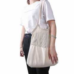 Cotton & Calico Tote Bags  - Jamaica Mesh Calico Tote Bag
