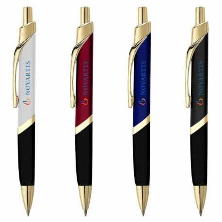 Metal Promotional Pens  - Splice Gold Metal Pen