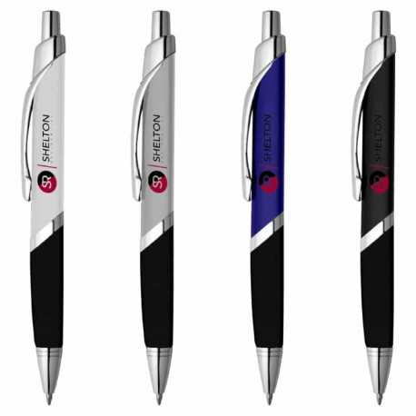 Metal Promotional Pens  - Splice Silver Metal Pen