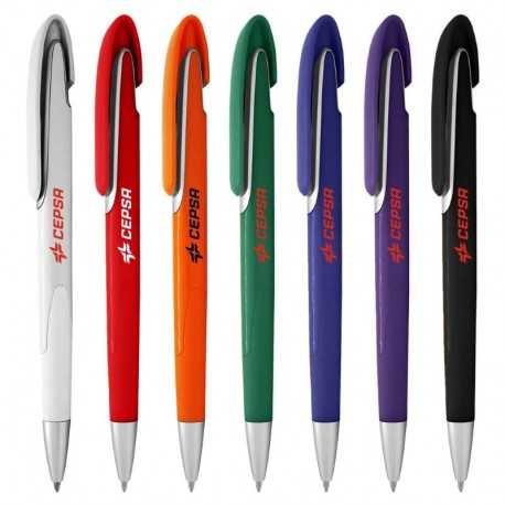 Plastic Promotional Pens  - Keely Coloured Plastic Pen