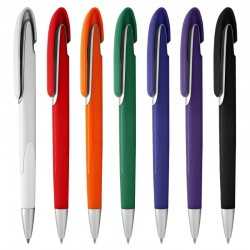 Plastic Promotional Pens  - Keely Coloured Plastic Pen