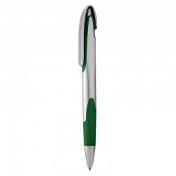 Plastic Promotional Pens  - Keely Silver Plastic Pen