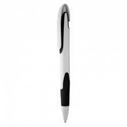 Plastic Promotional Pens  - Keely White Plastic Pen