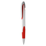 Plastic Promotional Pens - Keely White Plastic Pen