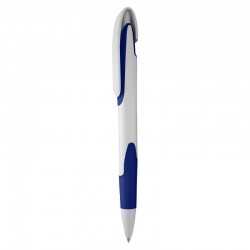 Plastic Promotional Pens  - Keely White Plastic Pen