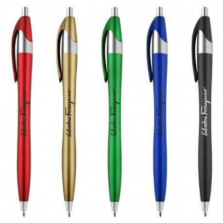 Plastic Promotional Pens  - Oracle Metallic Plastic Pen