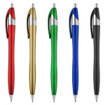 Plastic Promotional Pens - Oracle Metallic Plastic Pen