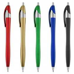 Plastic Promotional Pens  - Oracle Metallic Plastic Pen