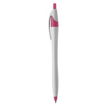 Plastic Promotional Pens - Oracle White Plastic Pen