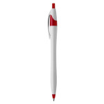 Plastic Promotional Pens - Oracle White Plastic Pen