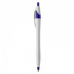 Plastic Promotional Pens  - Oracle White Plastic Pen