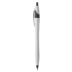 Plastic Promotional Pens  - Oracle White Plastic Pen