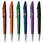 Plastic Promotional Pens - Shark Metallic Plastic Pen