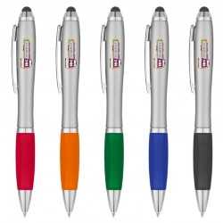 Plastic Promotional Pens  - Stylus Pizzaz - Plastic Pen