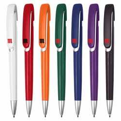 Plastic Promotional Pens  - Tahlia Coloured Plastic Pen