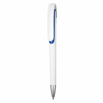 Plastic Promotional Pens - Tahlia White Plastic Pen
