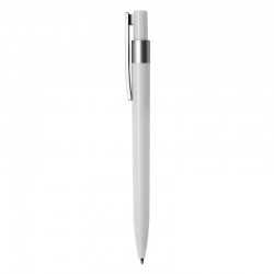 Plastic Promotional Pens  - Torino Silver Plastic Pen