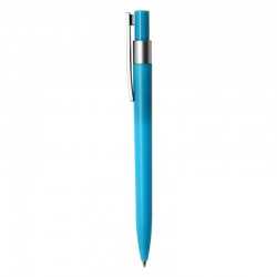 Plastic Promotional Pens  - Torino Silver Plastic Pen